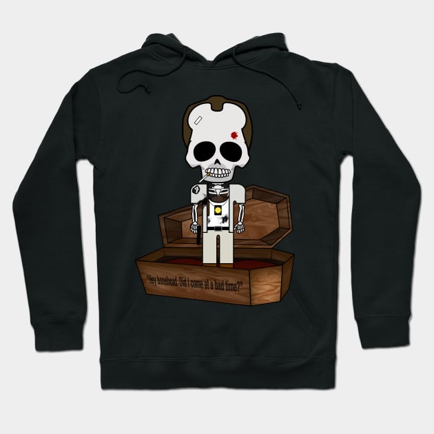 "Bone Idols" Casket No.6 - Died Hard 3 - Died Hard with a Vengeance Hoodie by TwistedKoala